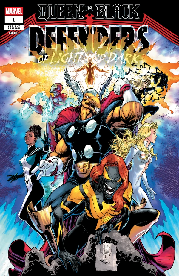 Queen In Black: Defenders Of Light And Dark: Whilce Portacio Variant #1 - Cover 4